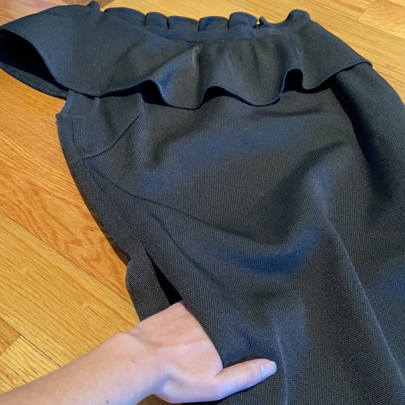 Apiece Apart Black One-Shoulder Dress Sz 0 - Picture 6 of 8